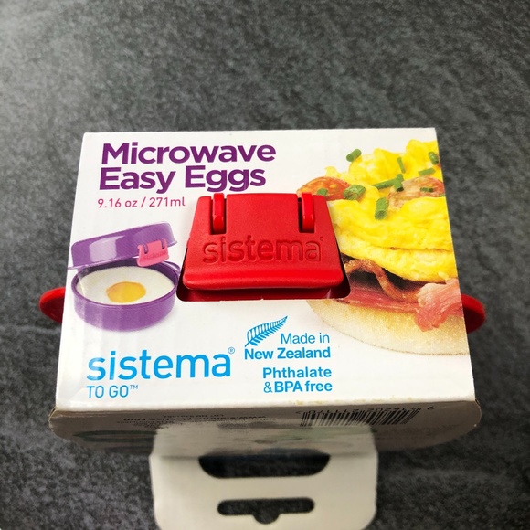 Sistema Easy Eggs To Go Microwave Cooker Red - Picture 7 of 10
